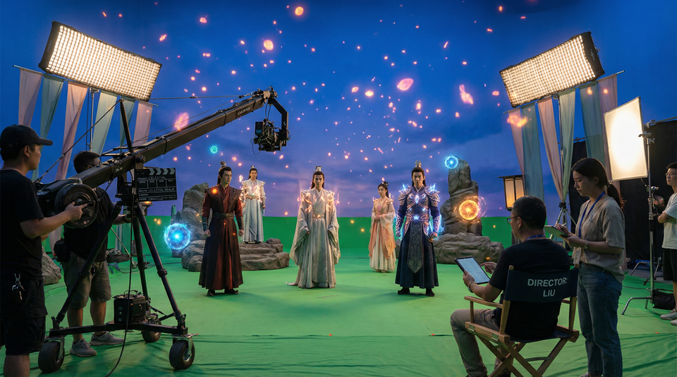 黑丝影视传媒视频制作现场